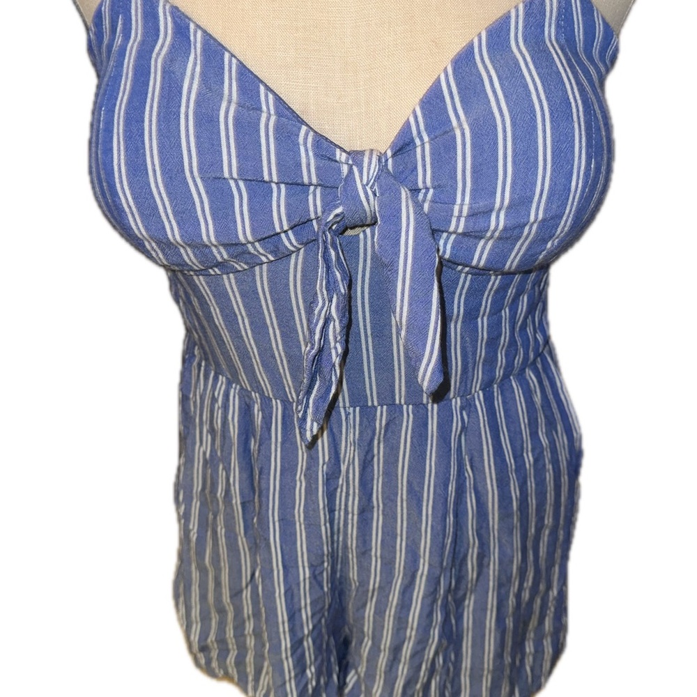 Lily Rose Navy and White Striped Dress